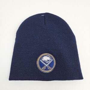 NHL Buffalo‎ Sabres Embroidered Navy Blue Knit Uncuffed Beanie